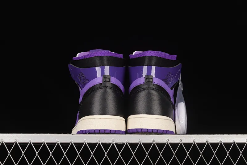 All categories Air Jordan Jordan series basketball shoes Air Jordan 1 High Air Jordan 1 Zoom CMFT AJ Joe 1 black and purple color CT0979-505